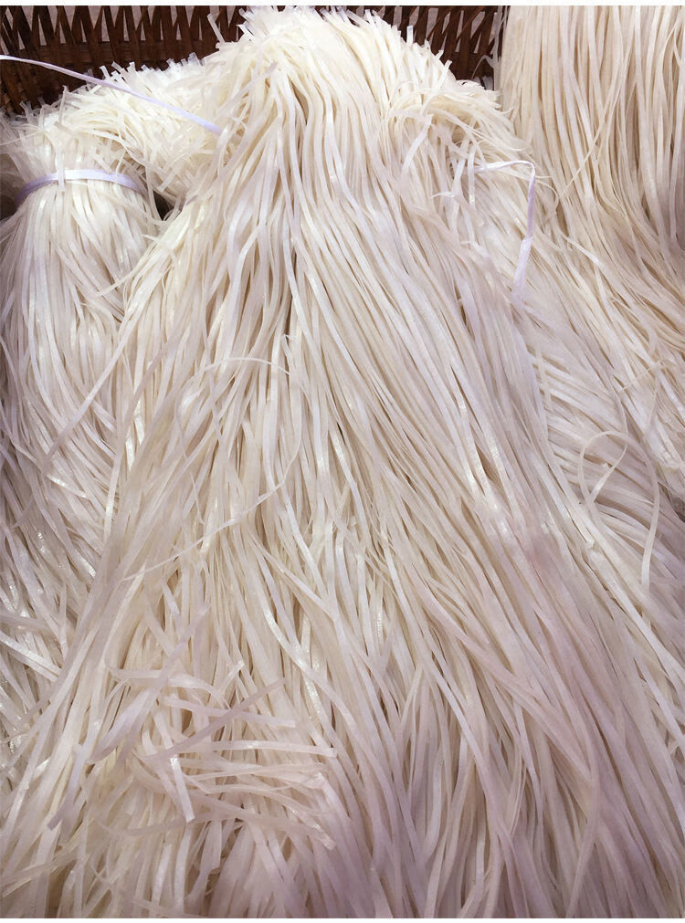 贵州黔东南凯里特产手工半干粉三穗农家米粉小吃新鲜盘子粉 2斤装半干