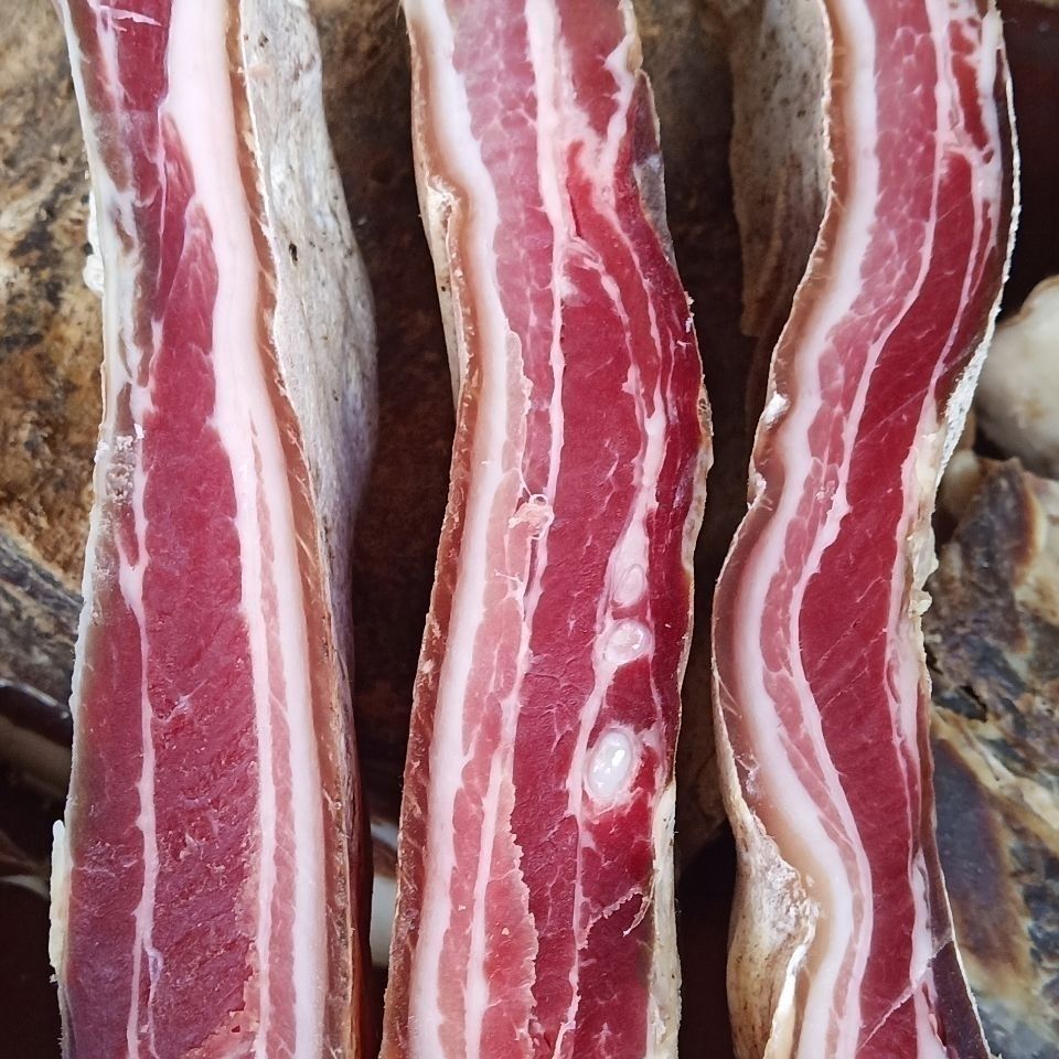 云南五花腊肉500克云南特产宣威农家五花肉2000克淡盐味五花腊肉4斤