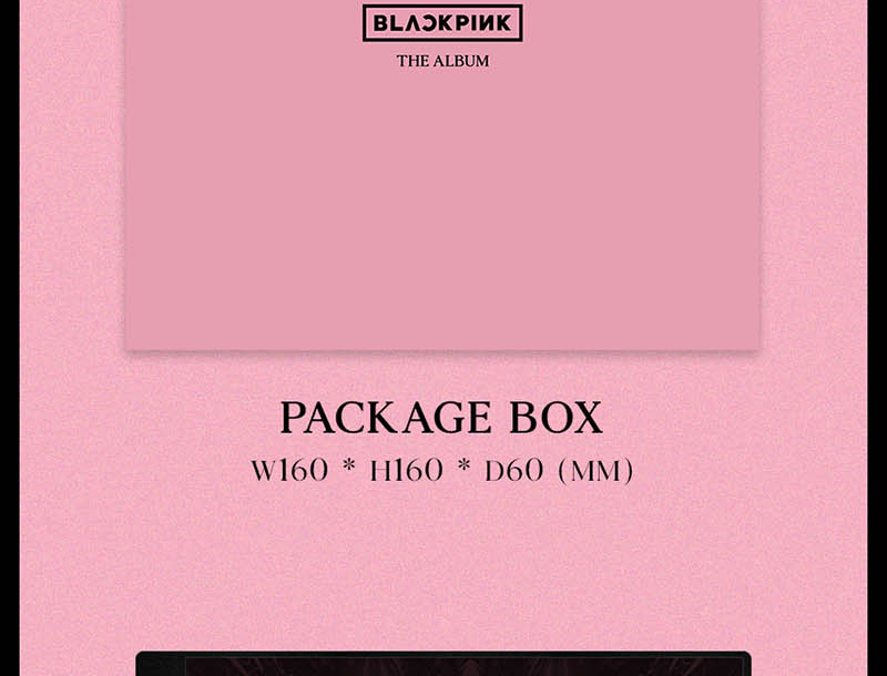 blackpink周边 blackpink专辑 粉墨 1辑 the album