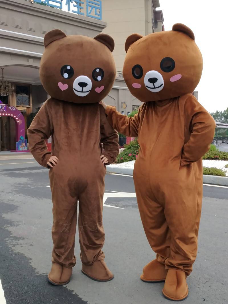 网红熊人偶服装网红熊卡通人偶服装可爱松鼠公仔套装行走玩偶衣服抖音