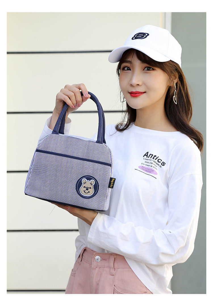 上班手提袋手提包帆布防水便当包妈咪包女包午餐包饭盒袋小布包手拎