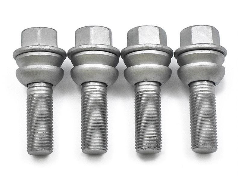 适用于大众轮胎螺帽钢板螺丝螺杆大众汽车轮毂螺丝帽螺母螺丝杆途锐