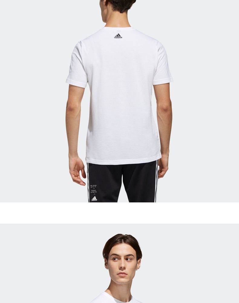 adidas阿迪达斯官网男装运动短袖t恤eh3732 白 a/m(175/96a)