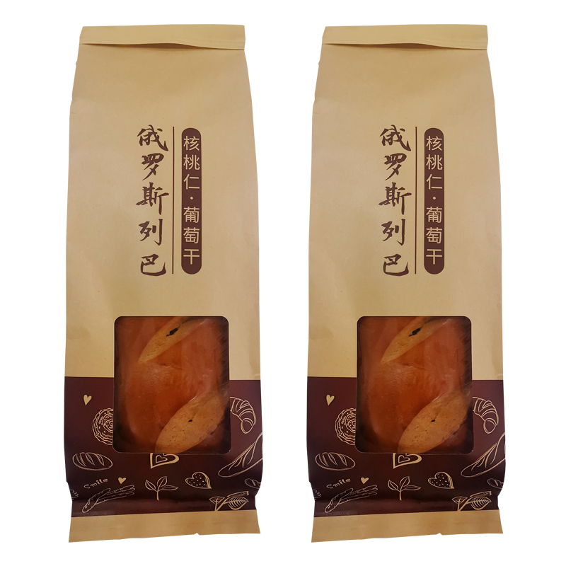 俄罗斯大列巴面包糕点坚果仁早餐代餐早点休闲零食小吃整根400克3