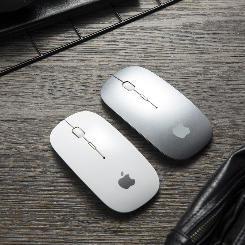 品魅官方京品苹果通用新无线蓝牙鼠标可充电静音macbookproair笔记本