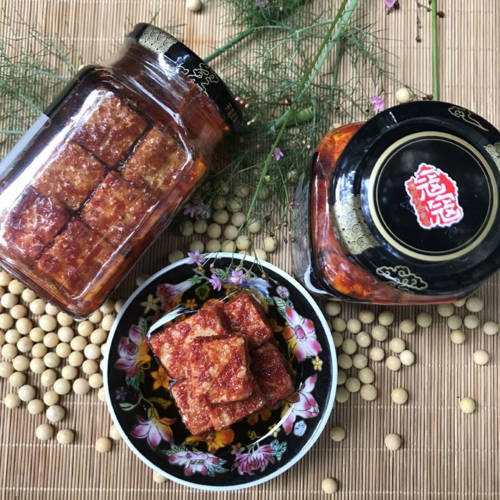 寇山茶豆腐乳 300g2f罐 香辣味江西特产霉豆腐下饭菜 蔻蔻香辣味豆腐