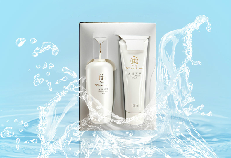 完美玛丽艳黑泥面膜黑泥面膜滋润喷雾1盒