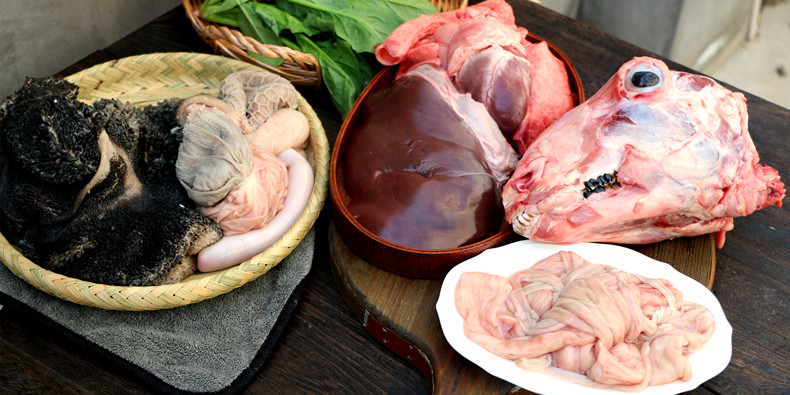 整套羊下货羊下水 新鲜羊杂 生羊杂 羊头【图片 价格 品牌 报价】