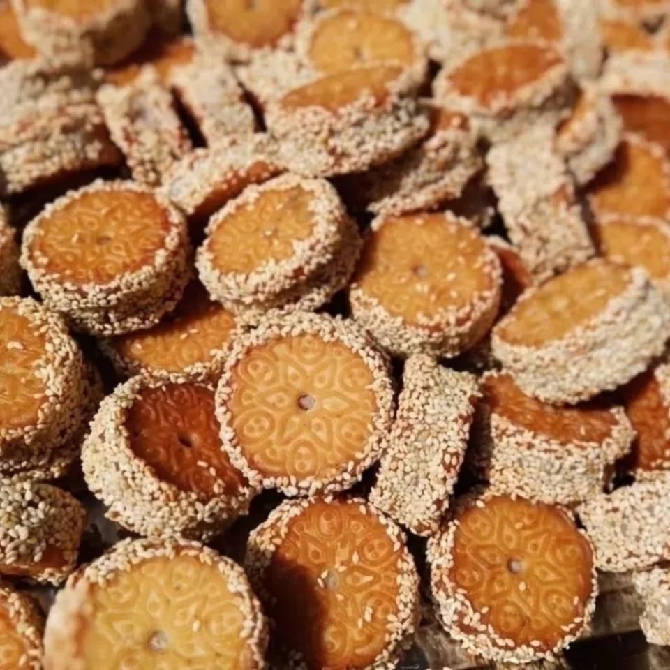 芋头饼泉州绿豆饼正宗传统手工糕点福建闽南特产芝麻夹心香芋饼芋头饼