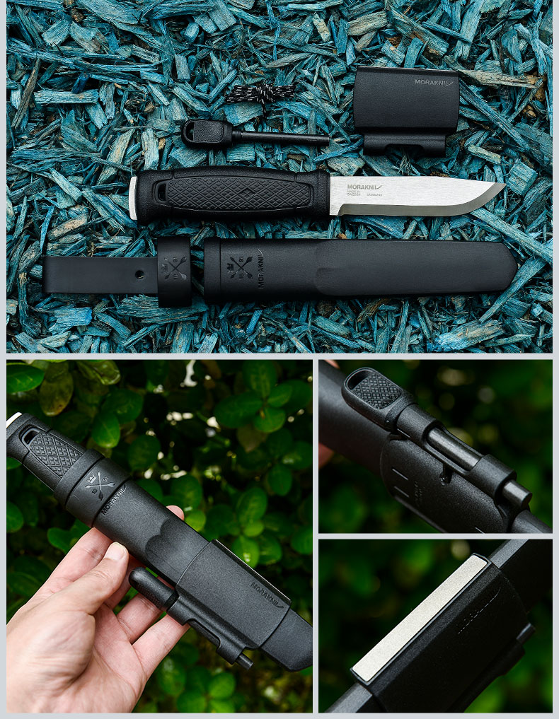莫拉刀大力神瑞典mora莫拉户外装备直刀黑客野外工具刀露营军工刀野营