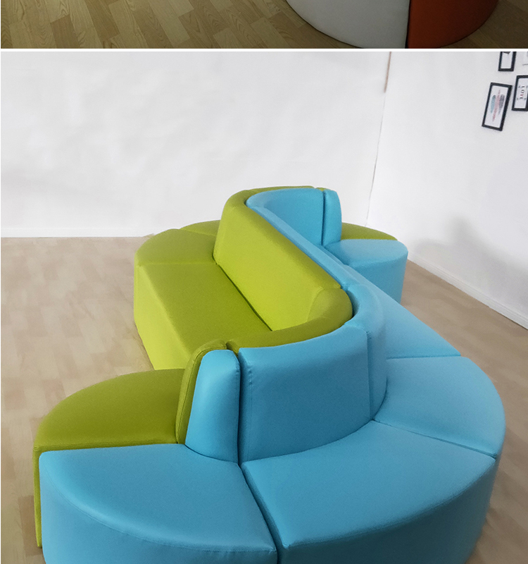 s形会客沙发s形沙发等候区沙发会客区沙发办公室沙发图书馆大厅沙发