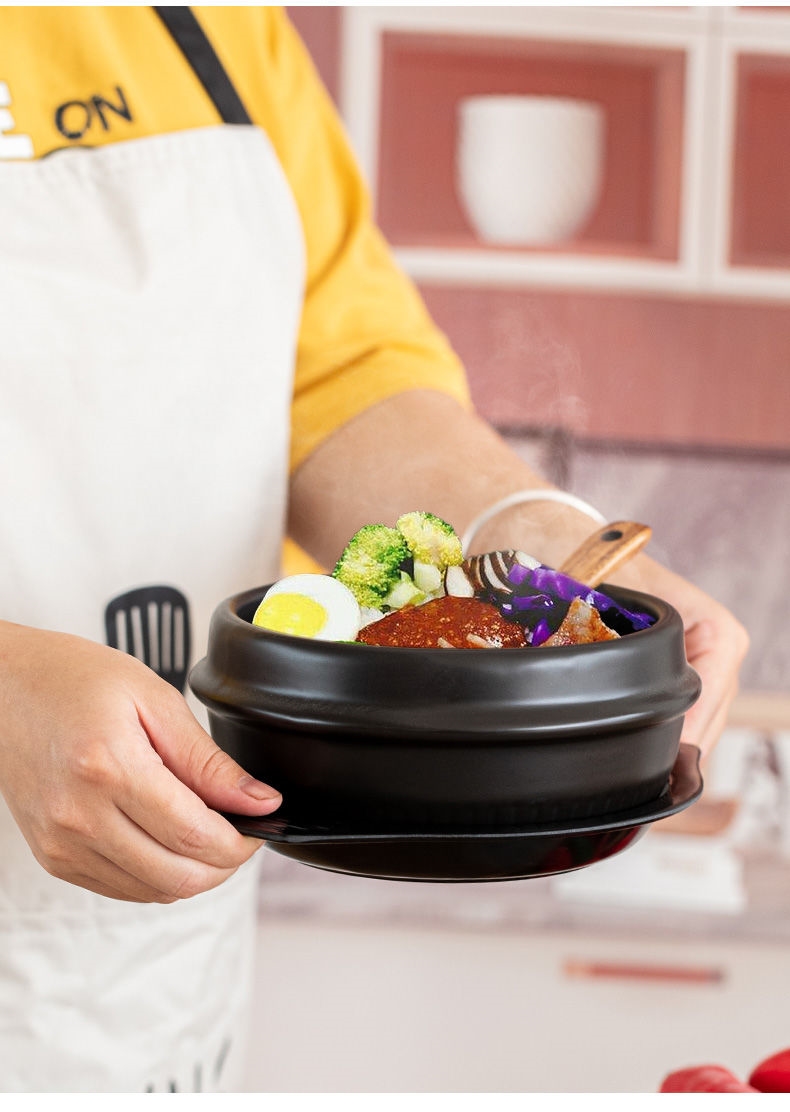 可以干烧炒菜的砂锅 小砂锅家用小号干烧不裂煲粥能在电磁炉上用的碗