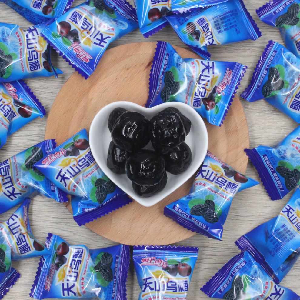 天山乌梅独立小包装蜜饯果脯乌梅果干新疆特产休闲小零食 1000g【图片