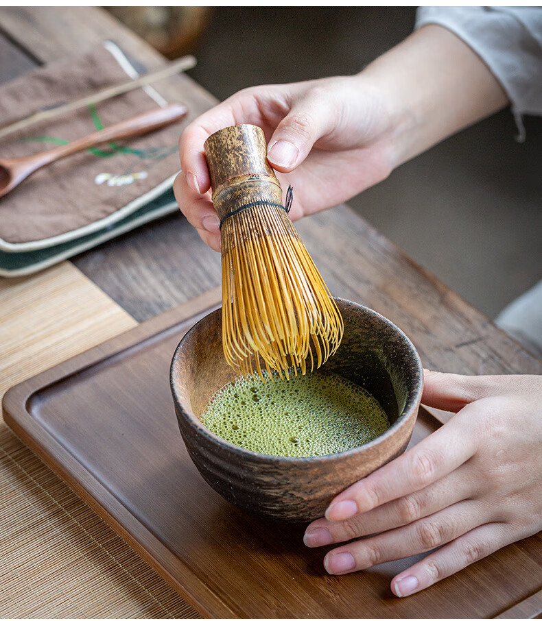 茶筅茶刷竹制抹茶工具宋代点茶竹茶筅日式茶道茶具日本抹茶刷套装打