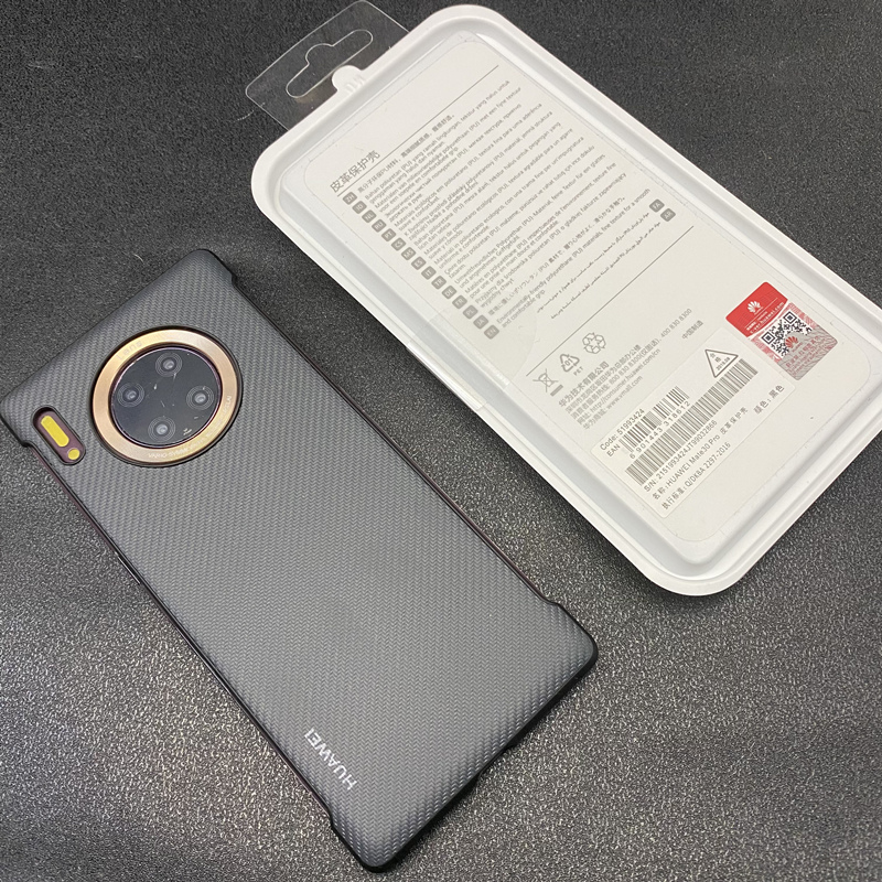 pro手机壳原装30epro无边框皮革保护套m30硬壳 【优雅灰】 华为 mate