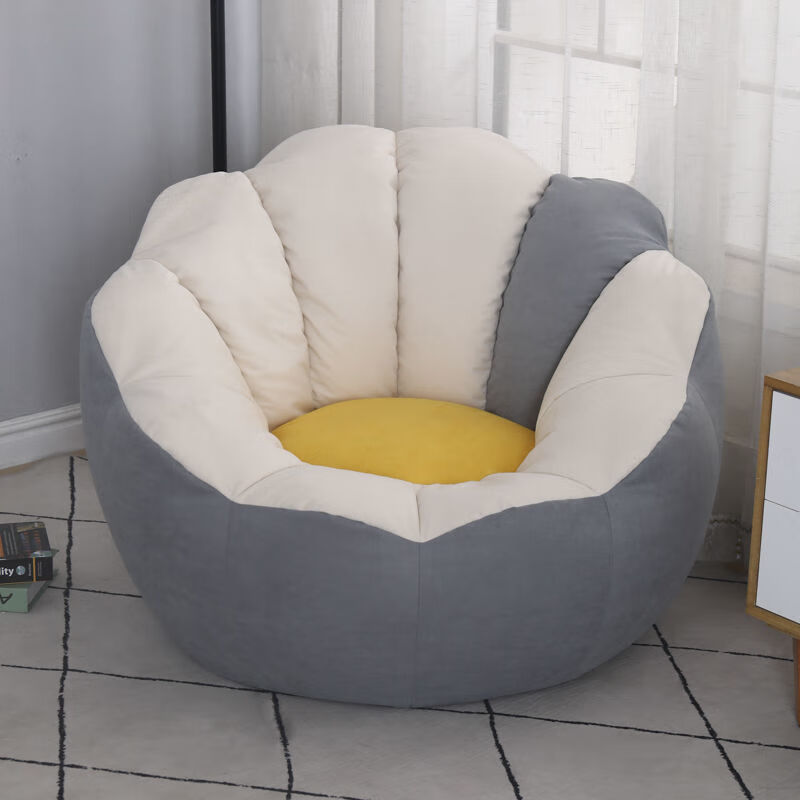 逅选 懒人沙发豆袋榻榻米网红贝壳单人沙发小户型卧室阳台地上沙发