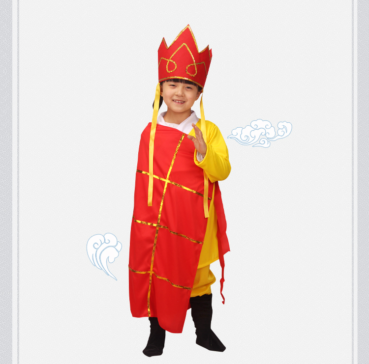 儿童西游记演出服装孙悟空猪八戒套装唐僧衣服齐天大圣表演道具 孙