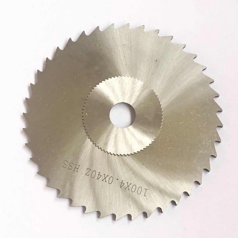 锯片铣刀高速钢白钢切口铣刀4050607580100110125150外径75厚度2630mm