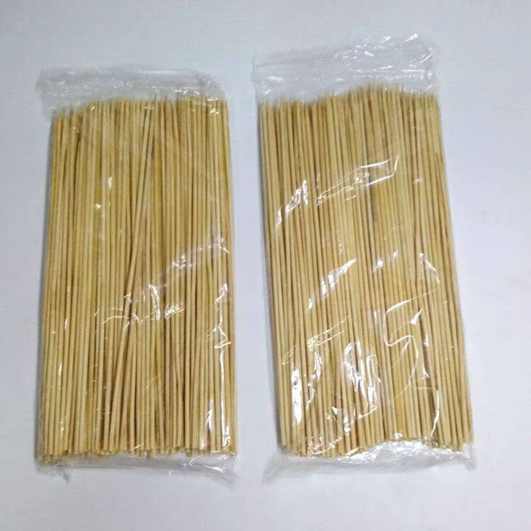 烤肉签子20cm一次性竹签2点5mm长度20cm厘米烧烤肉串鸡排韭菜蔬菜热狗