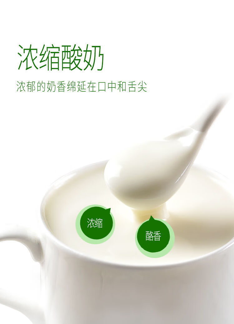 兰格格酸奶 酸奶蒙氏冰酪浓缩2种口味可选 蒙氏冰酪风味发酵乳180g*12
