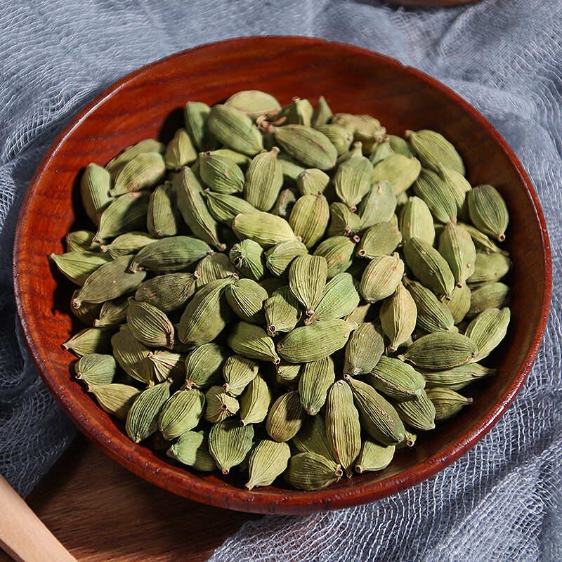 果果老爹绿豆蔻小豆蔻50g清砂仁豆寇散装香料调味料奶茶烘焙西餐100g