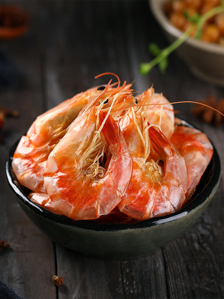 温州特产烤虾干即食零食干虾海鲜干货无添加孕妇零食
