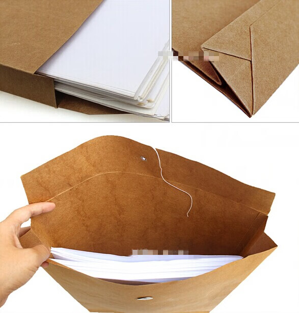 senmu现货a2a3b4a4图纸袋底图袋档案袋加大牛皮纸学生文件袋文件资料