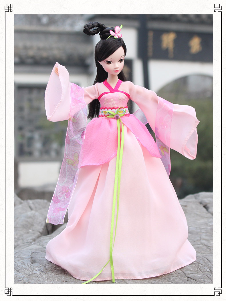 迪士尼(disney)2022新款可儿娃娃七仙女 古装可儿娃娃七仙女粉衣仙子