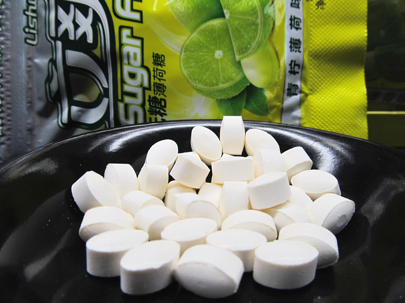 立爽薄荷糖清凉糖果压片水果味15g*12袋 十盒买家指定味