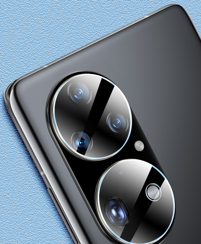 maimke华为p50pro镜头膜p50后摄像头钢化膜手机相机保护圈por后盖玻璃