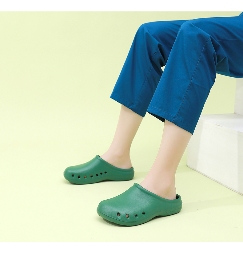icu医生洞洞鞋男女外科手术室手术鞋男拖eva医生护士监护实验室包头