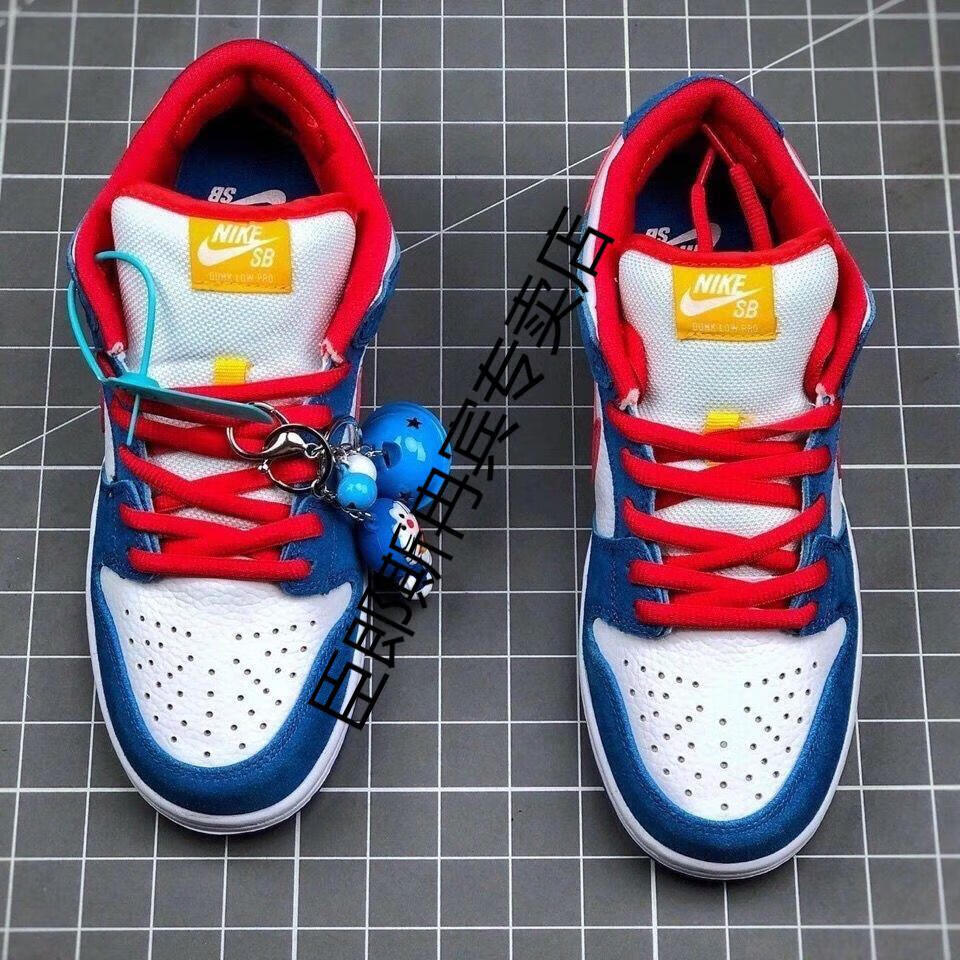 【官方旗舰自营】纯原高品质 sb dunk high哆啦a梦白蓝红dunk低帮男鞋