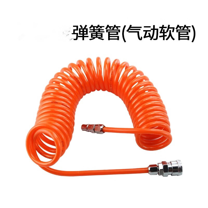 定制适用风管软pu空压机管气动管空气管气压管气管pvc管二通