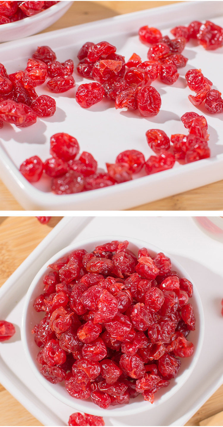 【张家羊-樱桃干】新货新鲜无核樱桃车厘子干无添加孕妇果脯250g 樱桃