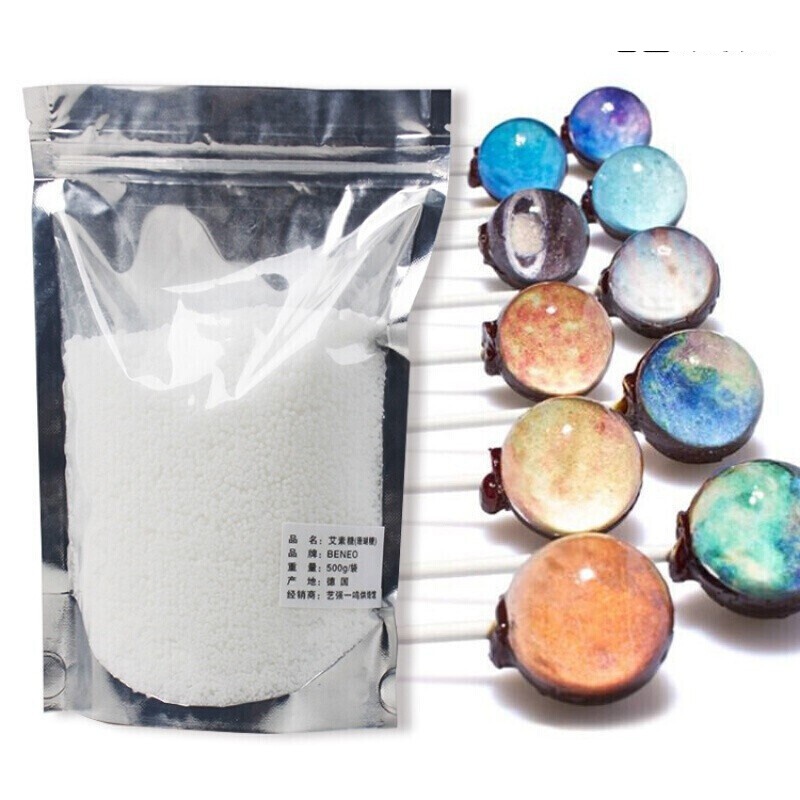 艾素糖diy星空棒棒糖吹糖原料益寿糖大颗粒拉丝糖500g