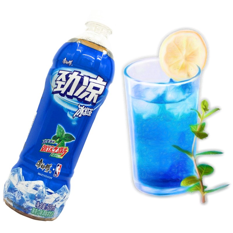 劲凉冰红茶味饮品500ml8瓶15瓶装果味饮料8瓶