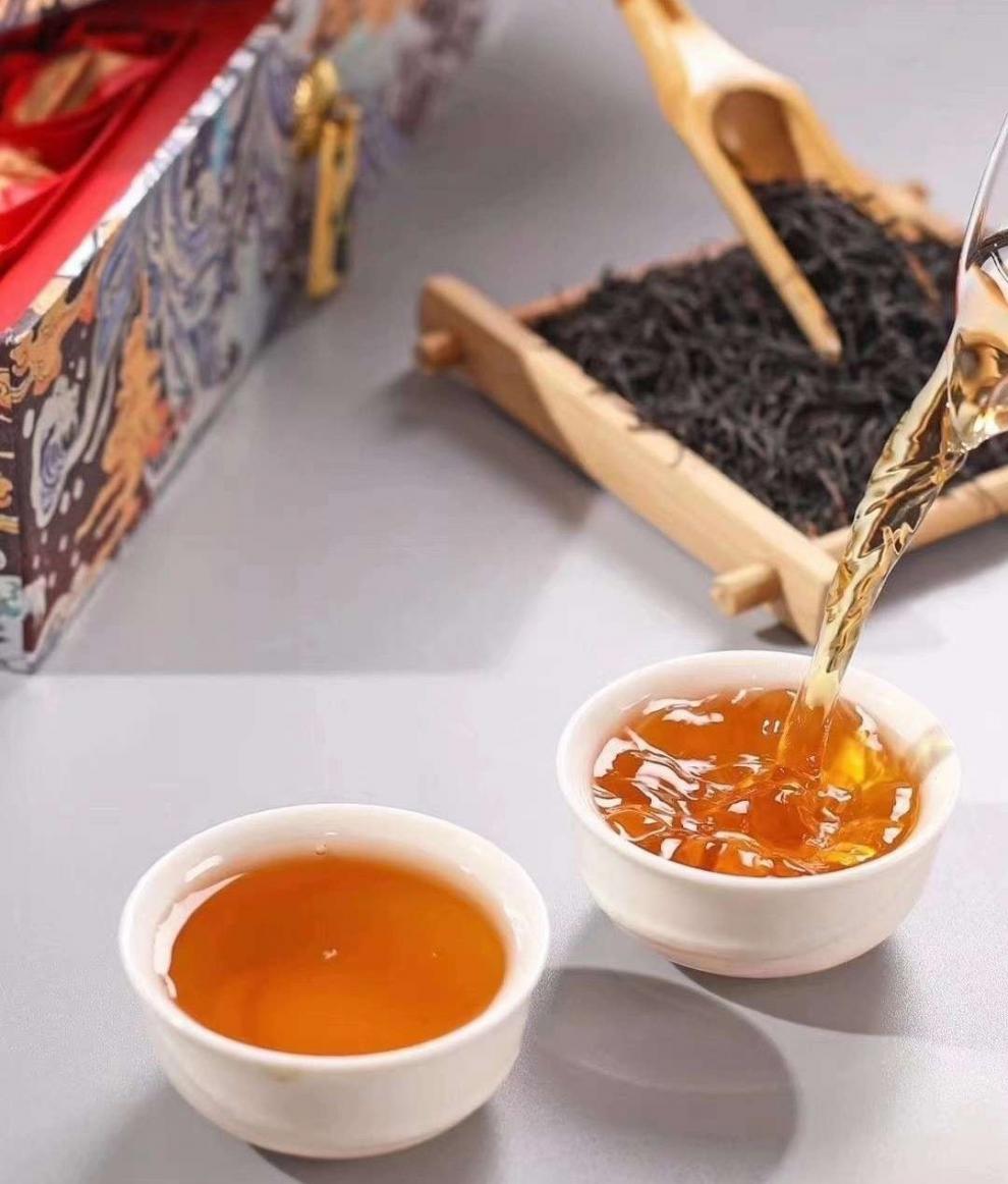 武夷山牛栏坑肉桂大红袍茶叶特级送礼礼盒装500g小种红茶双层礼盒装