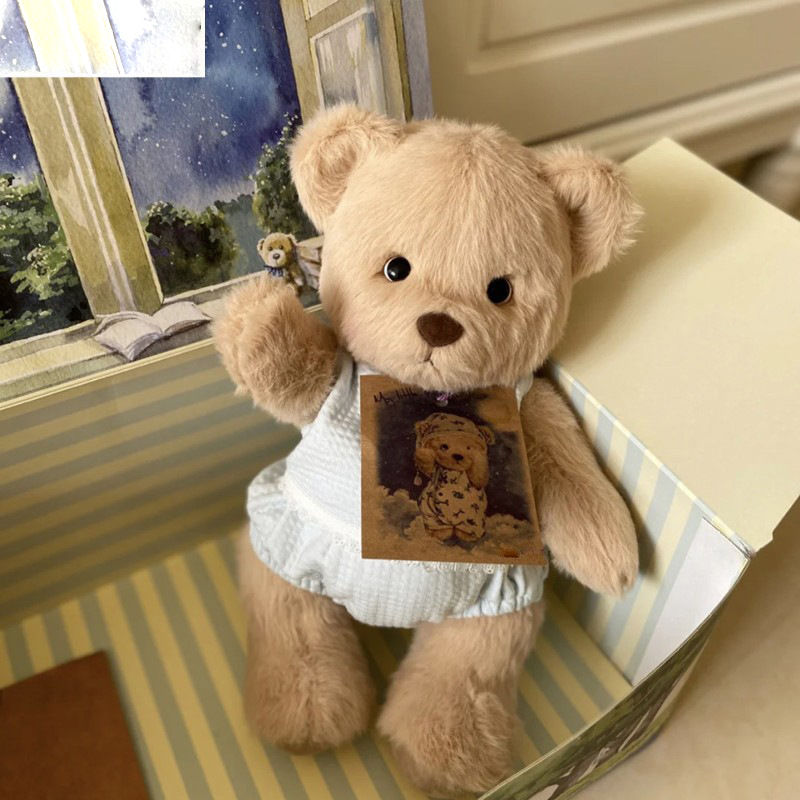 迪士尼(disney)证品莉娜熊teddybears小熊玩具毛绒小公仔迷你泰迪熊