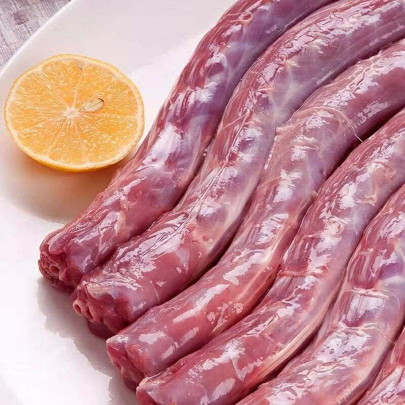 新鲜散养鸭脖冷冻生鲜鸭脖子整根去皮鸭脖烧烤麻辣卤味美味食材 香妮