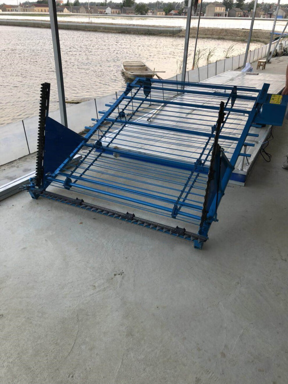 机保洁船清草机自动水草机蟹塘水草加宽加厚收割水面除草船河道清理