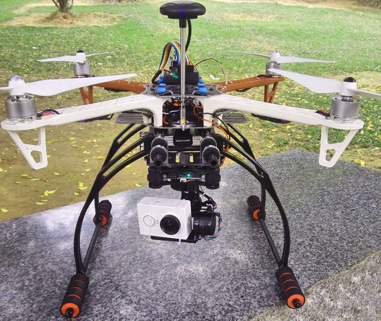 diy组装无人机f450四轴naza apm/pix2 px4到手飞控高清航拍 套装13
