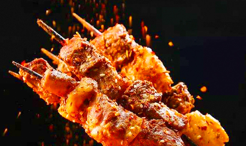 红柳羊肉串大串内蒙新鲜冷冻烧烤串半成品商用夜宵烤肉串15304560串