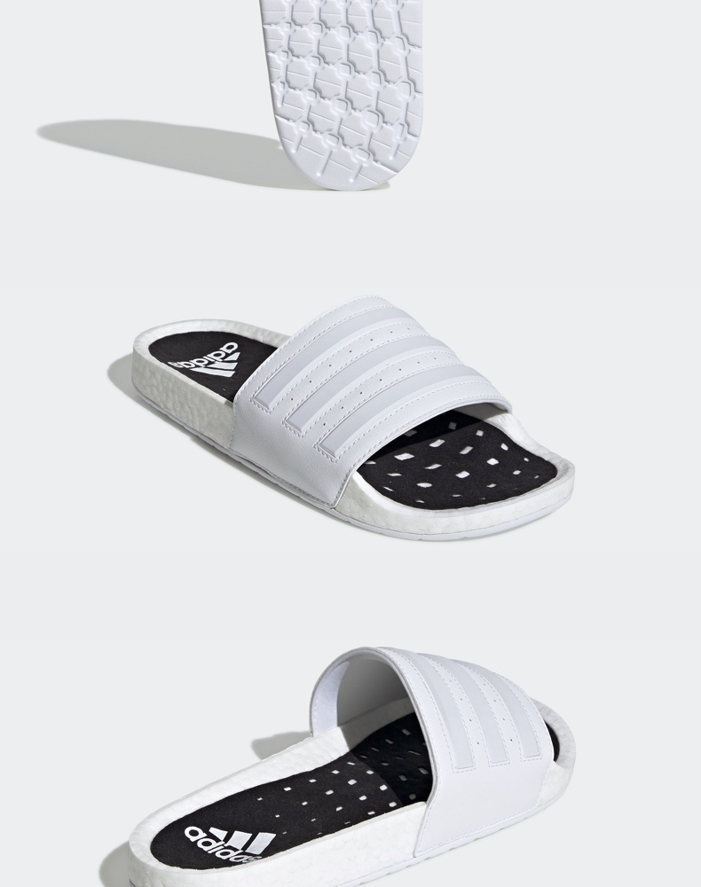 阿迪达斯官网 adidas adilette boost 男女鞋夏季游泳运动凉拖鞋eg