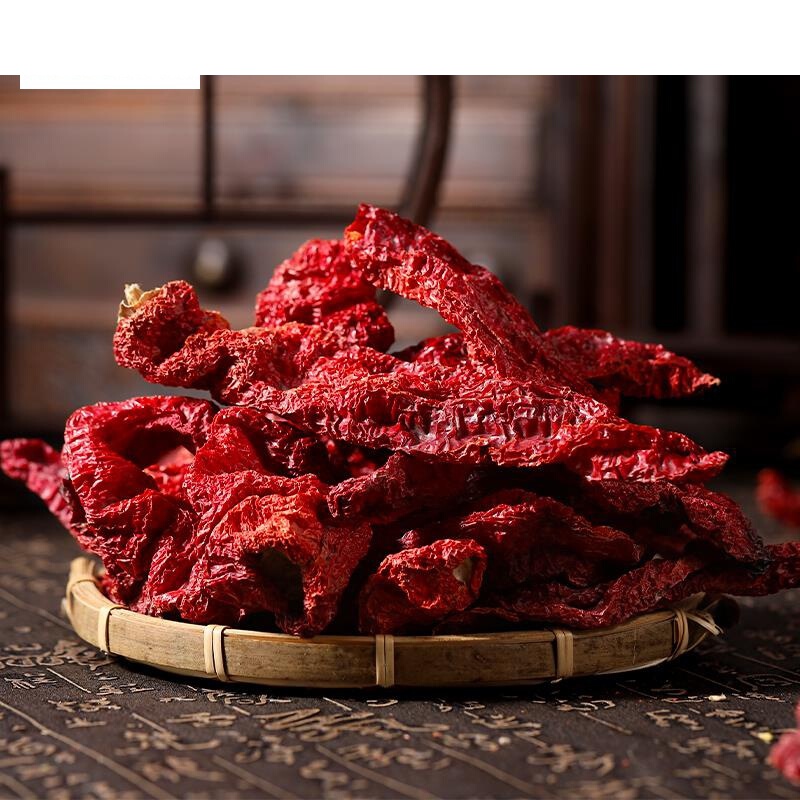 新疆特产焉耆辣皮子500克新疆南疆焉耆陇椒拌面大辣子微辣干辣椒皮子