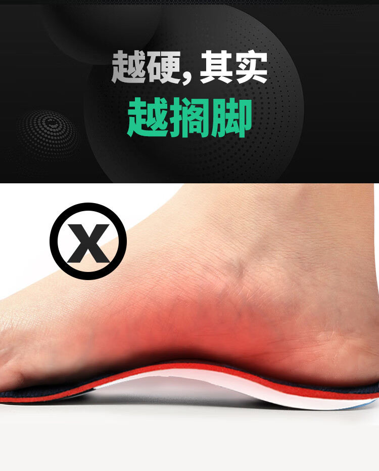 足弓垫医用 扁平足鞋垫矫正高足弓支撑外翻足底器脚垫女横塌陷平底非