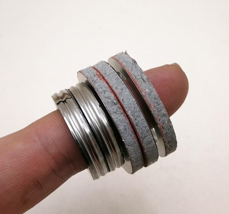 适用于雅马哈摩托车鬼火福喜巧格缸头双头螺帽 排气管螺丝垫片 125