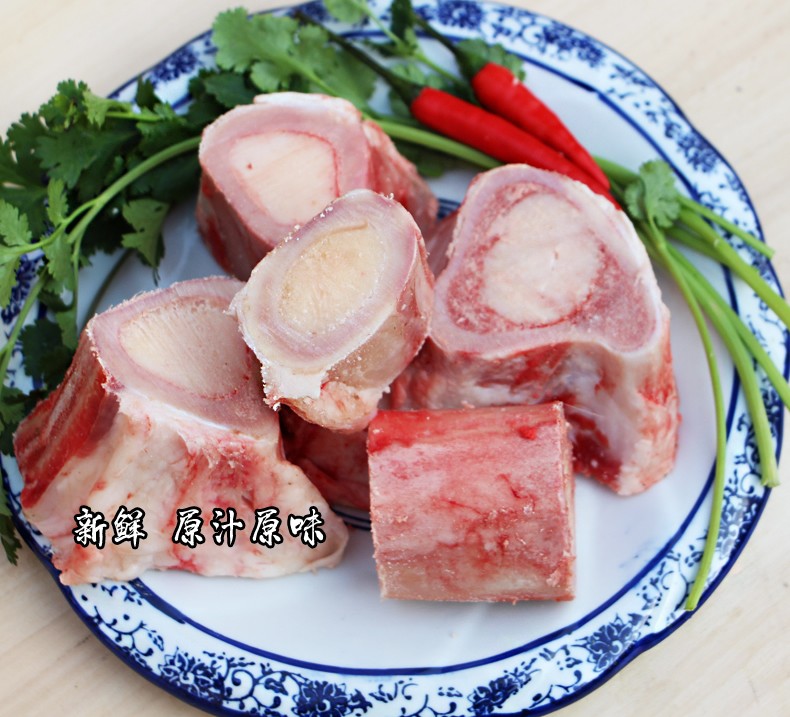 牦牛骨头筒骨牛棒骨段牛腿骨5斤牛棒子骨新鲜牛骨髓熬汤煲汤牛大骨头