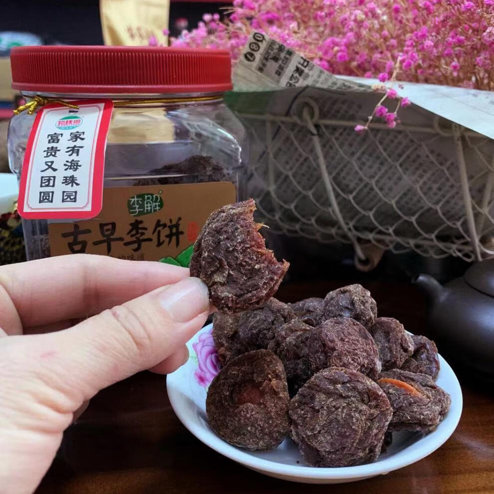 福建话梅海珠园李解古早李饼盐津陈皮杨梅福建话梅茶配零食水果干古早