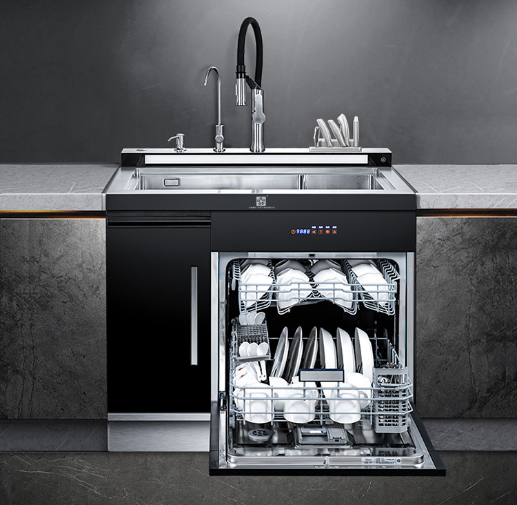 顾家水槽洗碗机 集成洗碗机一体超声波清洗嵌入式自动 900长洗碗机