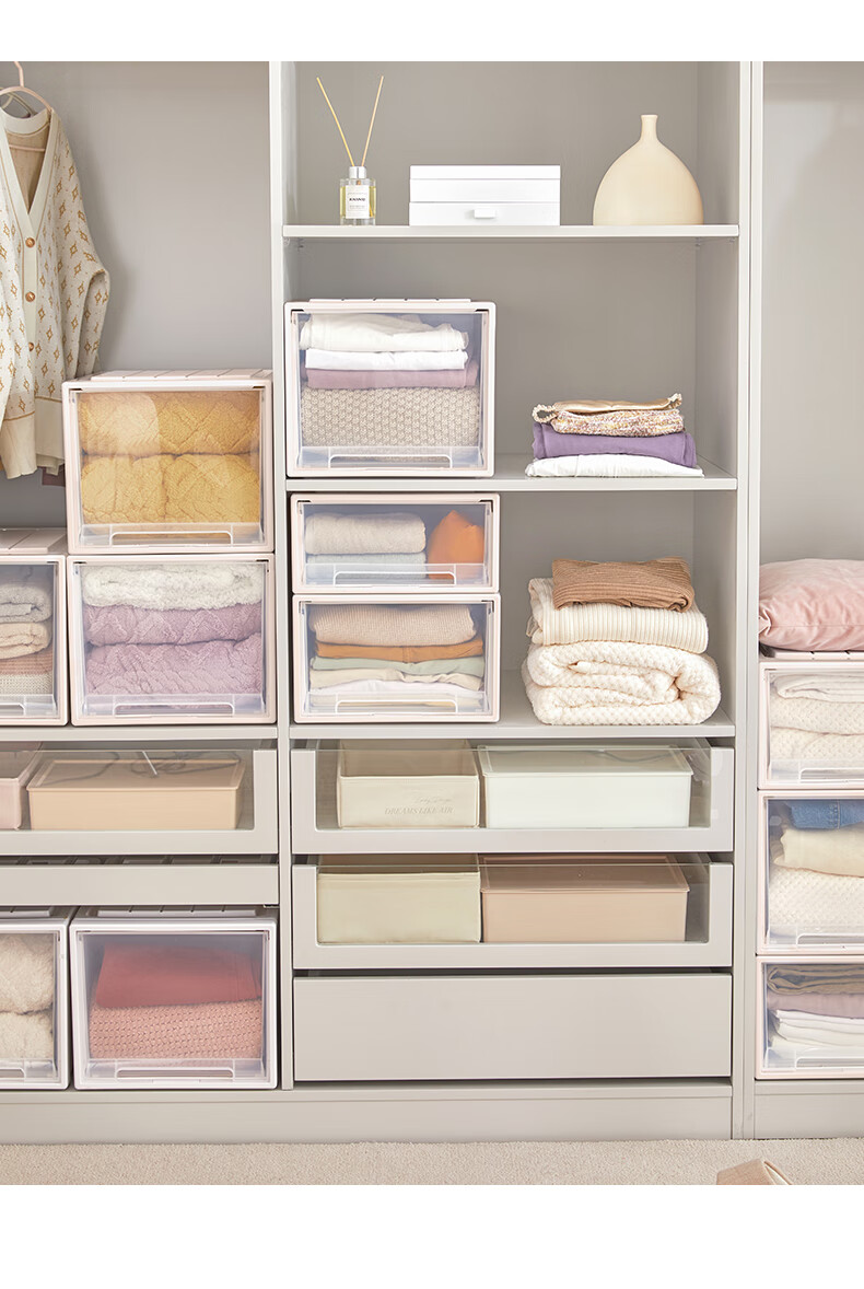 揭阳康意收纳衣柜收纳盒抽屉式衣物收纳箱抽拉式抽屉储物柜子家用衣物